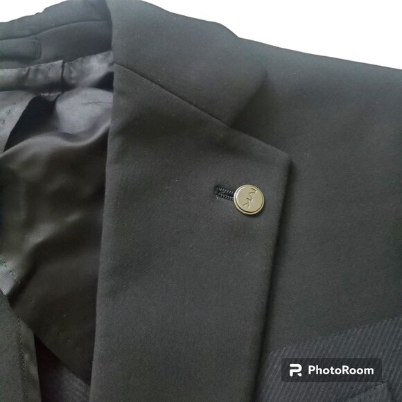 Michael Kors mens suits blazer coat jacket stretch sz 44 regular black $798.00 - Picture 16 of 16